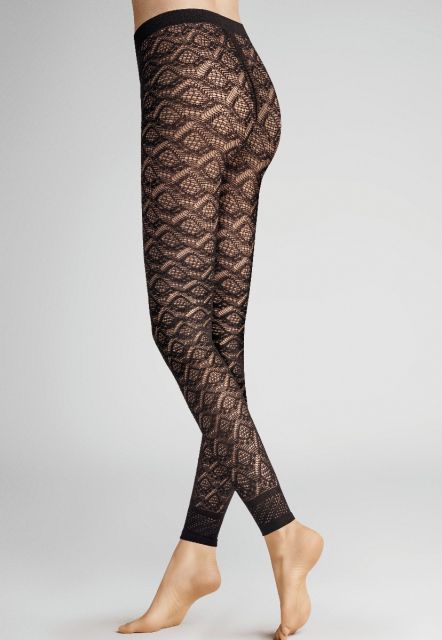 Hudson Graphic Crochet Leggings