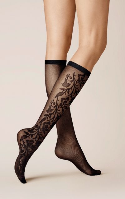 Kunert Floral Romance Kniestrümpfe