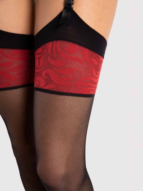 Fiore Scarlett Strapsstrümpfe