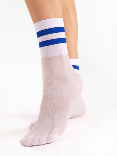 Fiore Dash Blue/White Socken