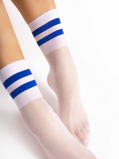 Fiore Dash Blue/White Socken