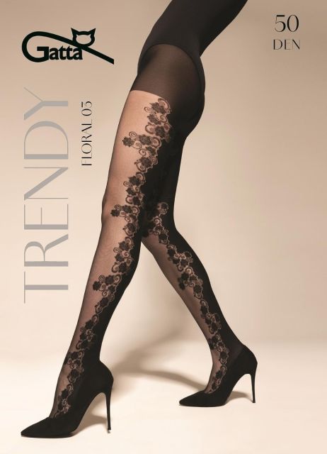 Gatta Floral 03 Strumpfhose