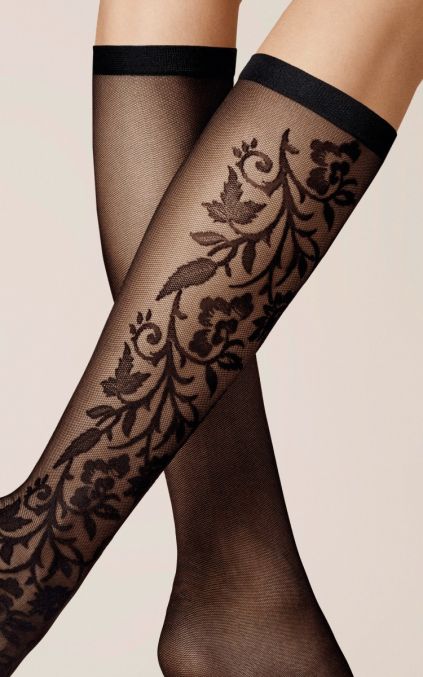 Kunert Floral Romance Kniestrümpfe
