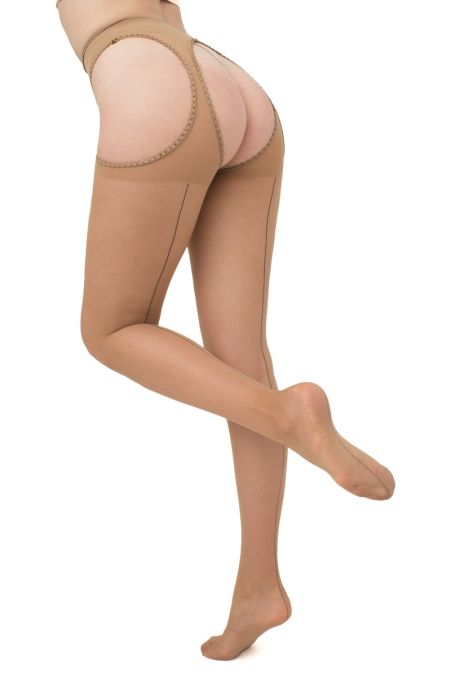Giulia Love Chic 20 Daino offene Strumpfhose
